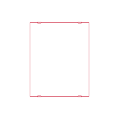 Objects Wall Mirrors Ikea Larbro Mirror Standard Simple Line Art Svg, Free Vectors File